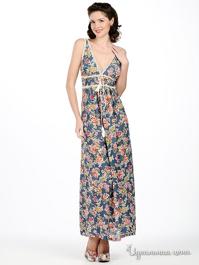 Сарафан F5jeans, цвет цвет синий