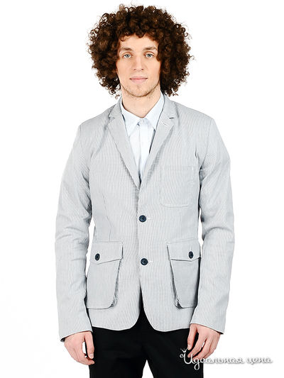 Пиджак F5jeans, цвет цвет синий / белый