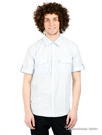 Рубашка F5jeans, цвет цвет голубой