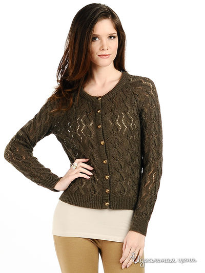 Кардиган Rich&Royal, цвет цвет коричнево-зеленый