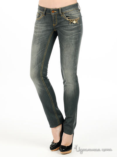 Джинсы Rich&Royal, цвет цвет серо-зеленый
