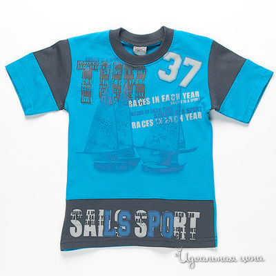 Футболка My little angel, цвет цвет бирюзовый