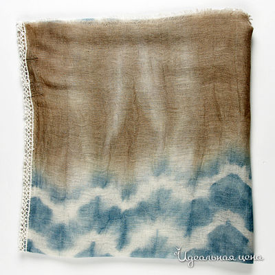 Шарф Venera, цвет цвет бежево-голубой