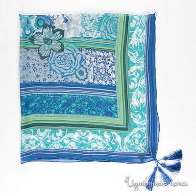 Платок Venera, цвет цвет синий / зеленый