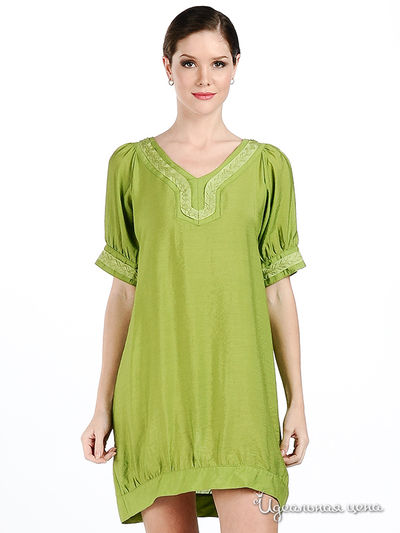 Платье 2 BIZ, цвет цвет салатовый
