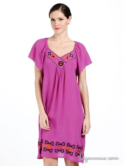 Платье 2 BIZ, цвет цвет фуксия