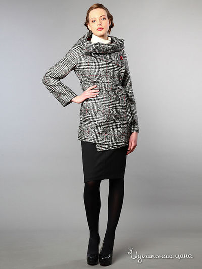 Пальто Pompa, цвет цвет серый