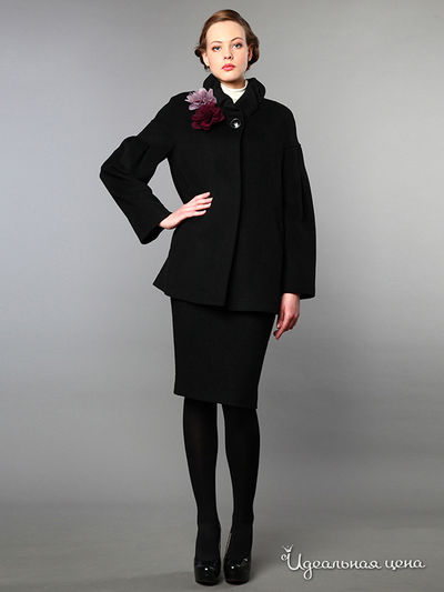 Полупальто Pompa, цвет цвет черный