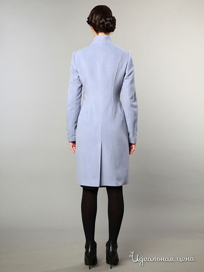 Пальто Pompa женское, цвет серо-голубой