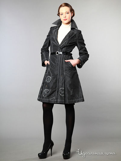 Плащ Pompa, цвет цвет черный