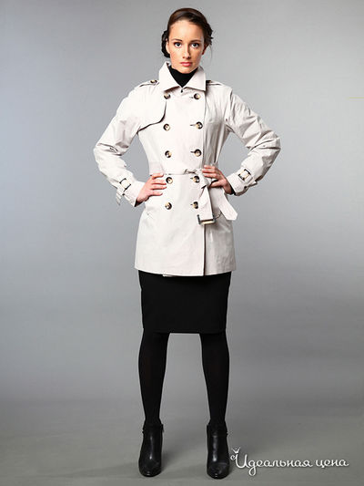 Плащ Pompa, цвет цвет бежевый