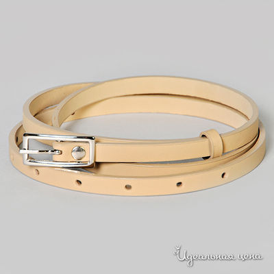 Ремень Pepen, цвет цвет бежевый