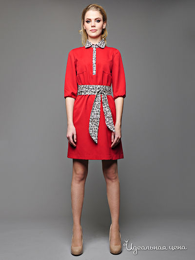 Платье Pepen, цвет цвет красный