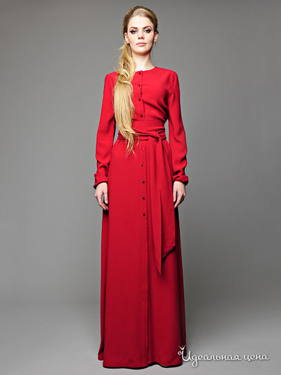 Платье Pepen, цвет цвет красный