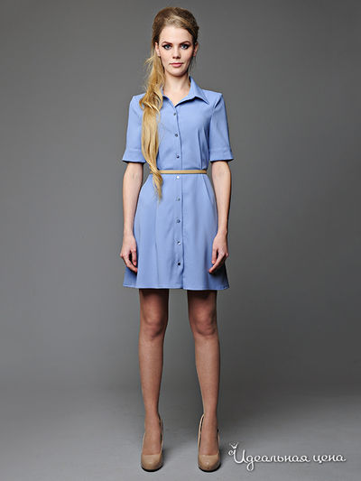 Платье Pepen, цвет цвет голубой