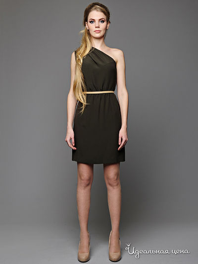 Платье Pepen, цвет цвет темно-зеленый