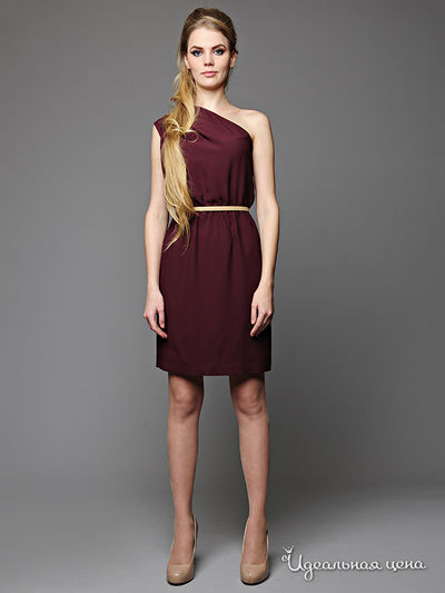 Платье Pepen, цвет цвет бордовый