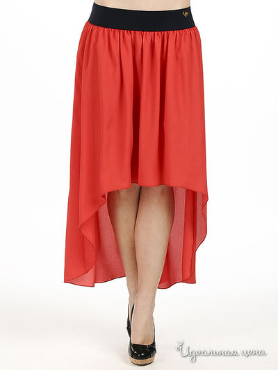 Юбка Pole & Pole, цвет цвет красный / темно-синий