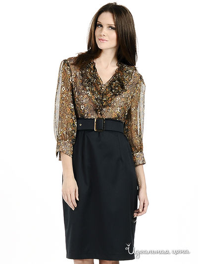 Платье Pole & Pole, цвет цвет темно-синий / мультиколор