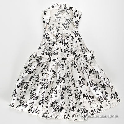 Платье Eliane et Lena для девочки, цвет черный / белый, рост 102-152 см