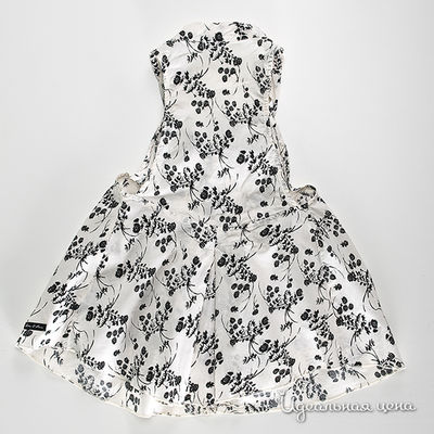 Платье Eliane et Lena для девочки, цвет черный / белый, рост 102-152 см