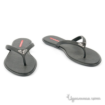 Сандалии Prada, цвет цвет черный