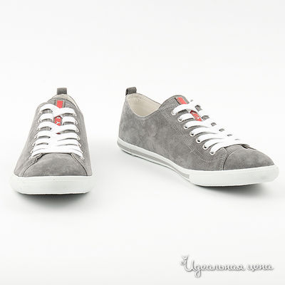 Туфли Prada, цвет цвет серый