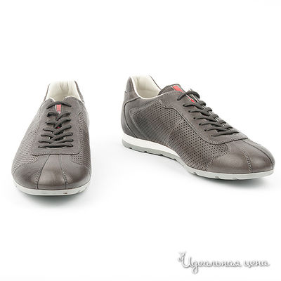 Туфли Prada, цвет цвет серый