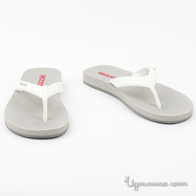 Сандалии Prada, цвет цвет белый / серый