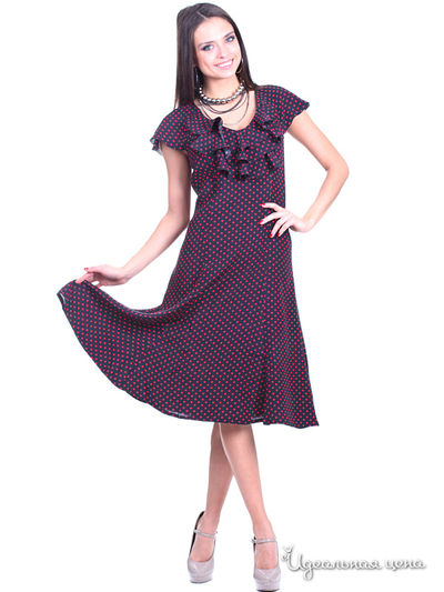 Платье Olive Grey, цвет цвет черный / красный