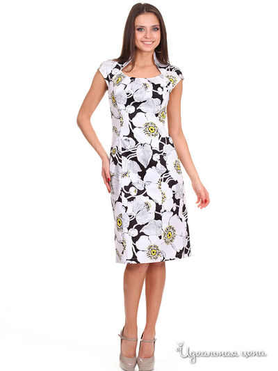 Платье Olive Grey, цвет цвет черный / белый