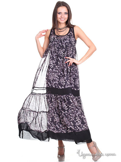 Платье Olive Grey, цвет цвет черный / белый