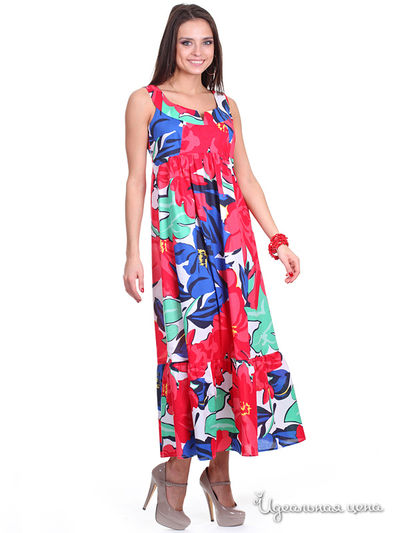 Платье Olive Grey, цвет цвет красный / синий / зеленый