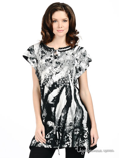 Туника Passport, цвет цвет черный / белый