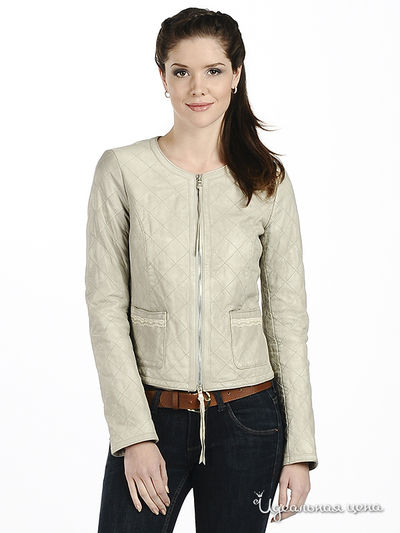 Жакет Мультибренд, цвет цвет серо-бежевый