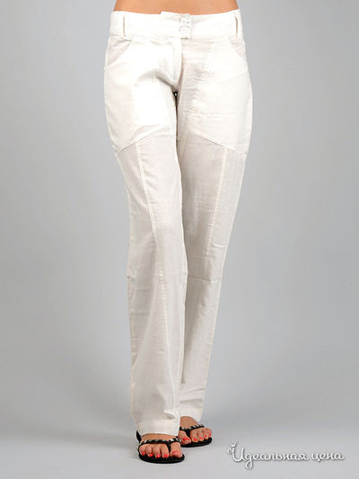 Брюки CARIBA, цвет цвет белый