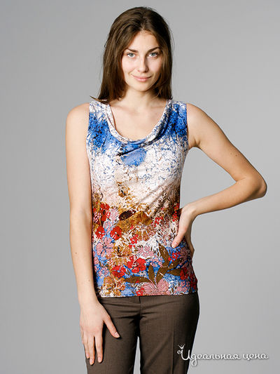 Топ CARIBA, цвет цвет мультиколор