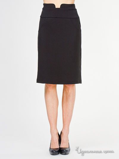 Юбка CARIBA, цвет цвет черный