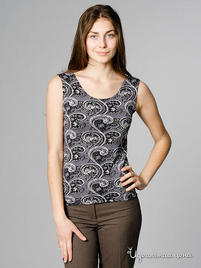 Топ CARIBA, цвет цвет серый