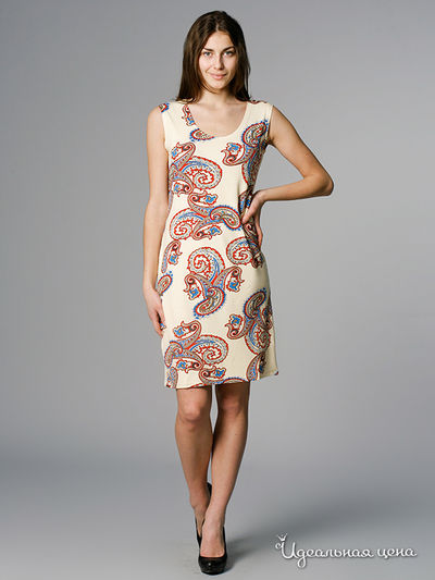 Платье CARIBA, цвет цвет бежевый