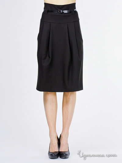 Юбка CARIBA, цвет цвет черный