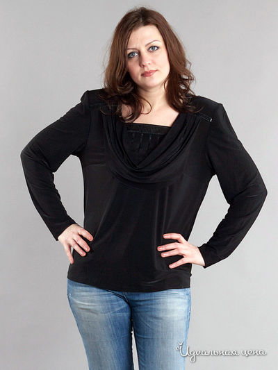 Блузка Kristina, цвет цвет черный