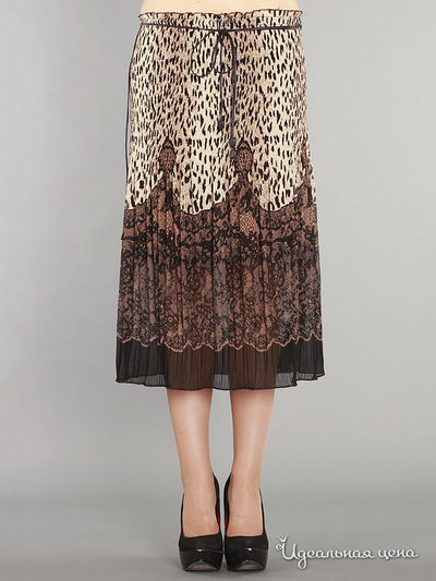 Юбка Kristina, цвет цвет коричневый