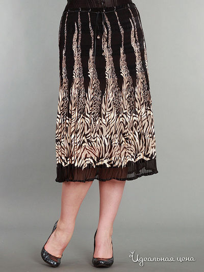 Юбка Kristina, цвет цвет коричневый