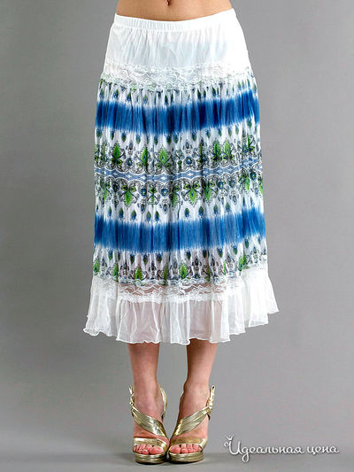 Юбка Kristina, цвет цвет синий / белый