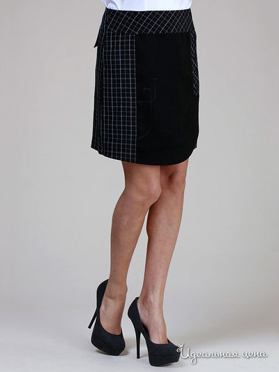 Юбка Kristina, цвет цвет черный / белый