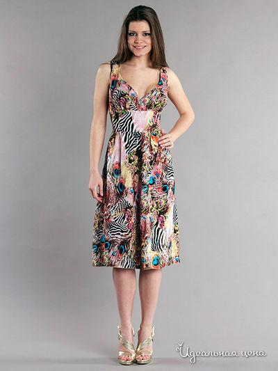 Сарафан Kristina, цвет цвет розовый / мультиколор