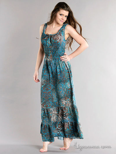 Сарафан Kristina, цвет цвет бирюзовый