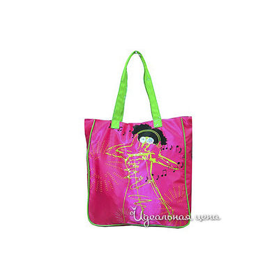 Сумка Sabellino, цвет цвет фуксия / салатовый