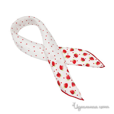 Платок Sabellino, цвет цвет белый / красный / зеленый